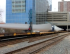 Wind turbines Transport - Train
